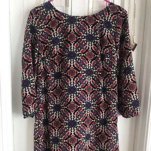 Patterned Shift Dress